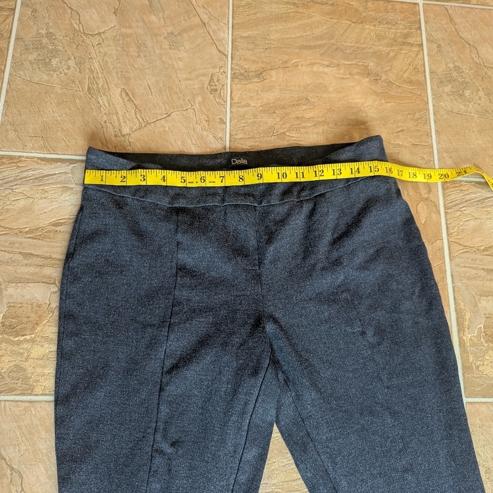 Woman's Dalia Classic Pull On Dark Gray Dress Pants/Trousers- Size 12 - Picture 2 of 5